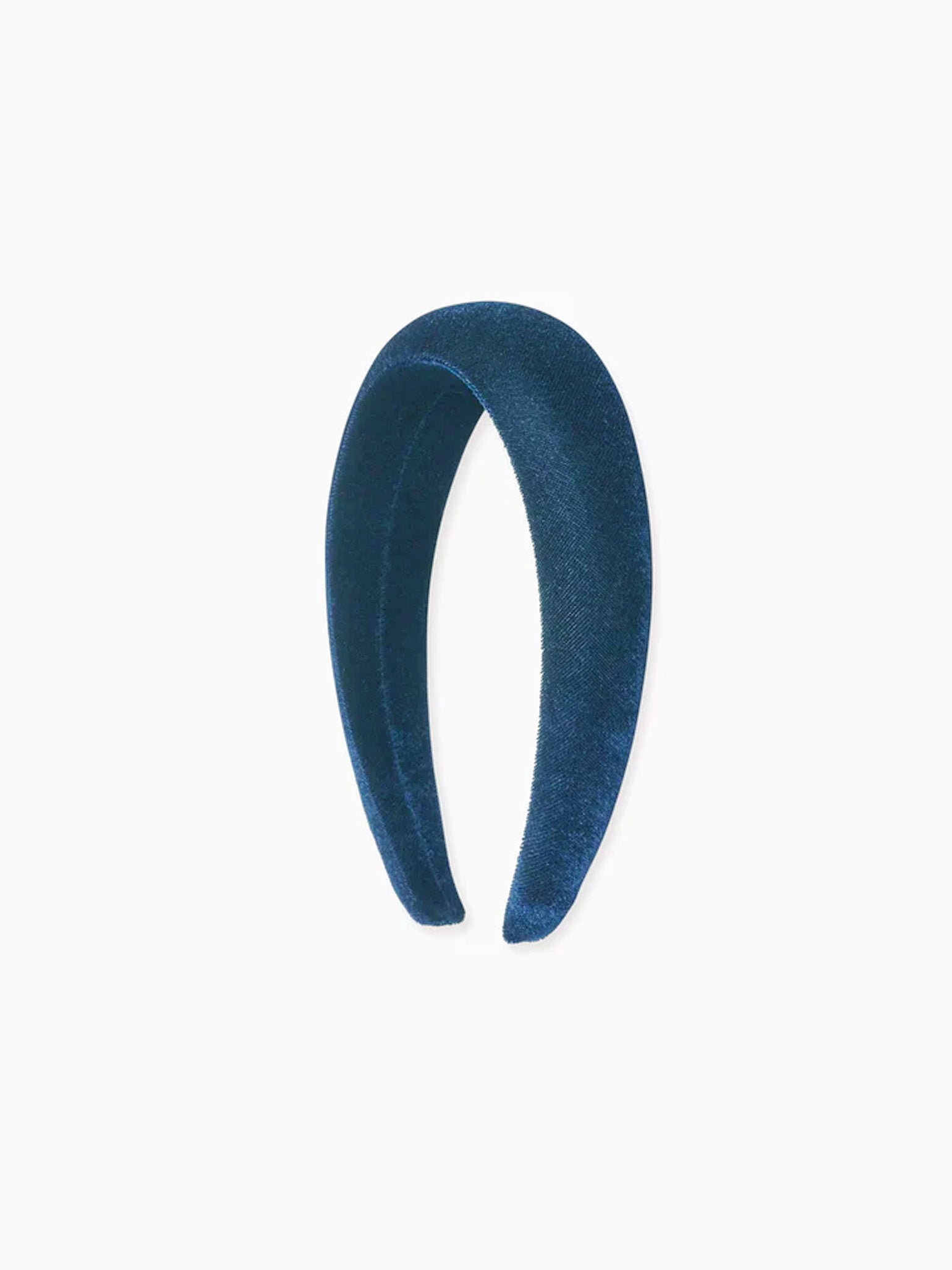 Blue Velvet Girl Wide Headband