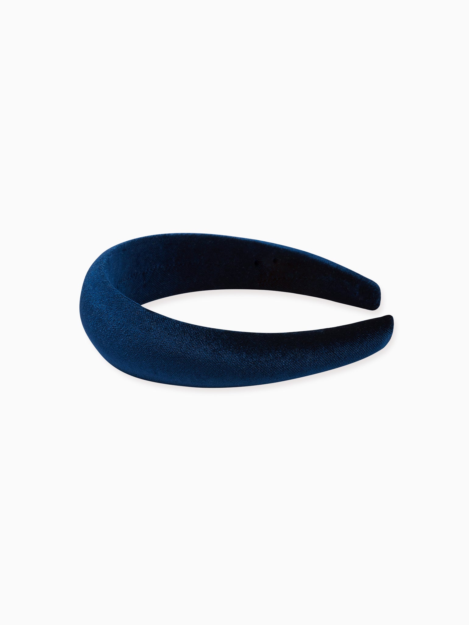 Navy Velvet Wide Girl Headband