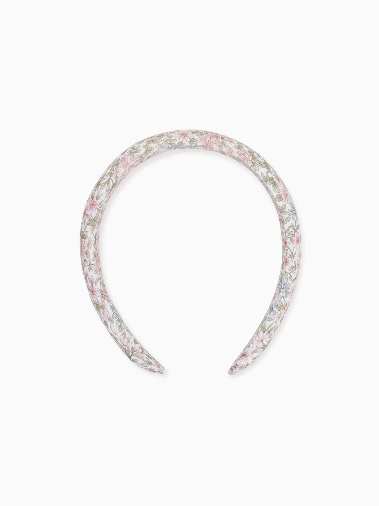 Pink Floral Wide Headband