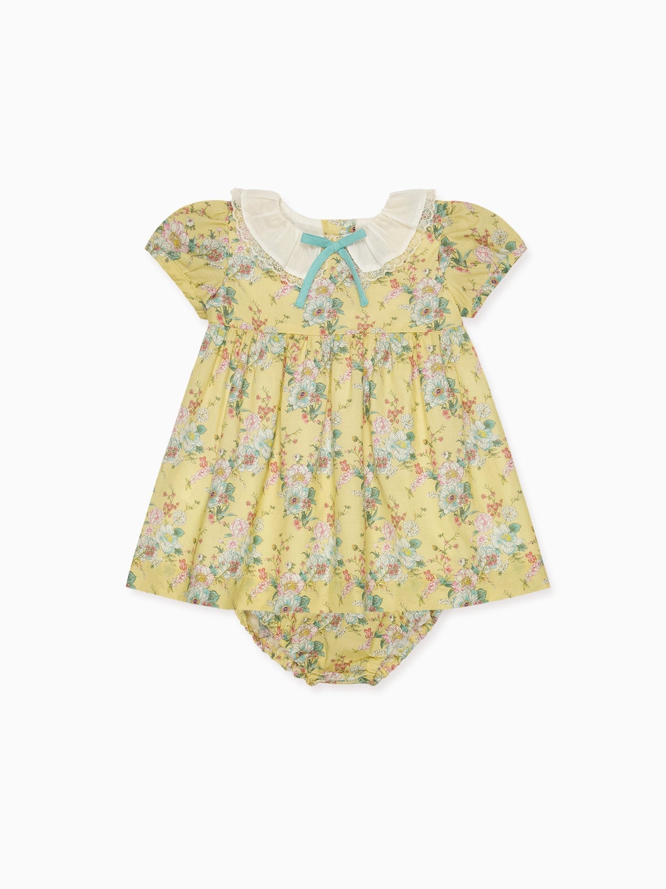 Yellow Floral Willow Baby Girl Set