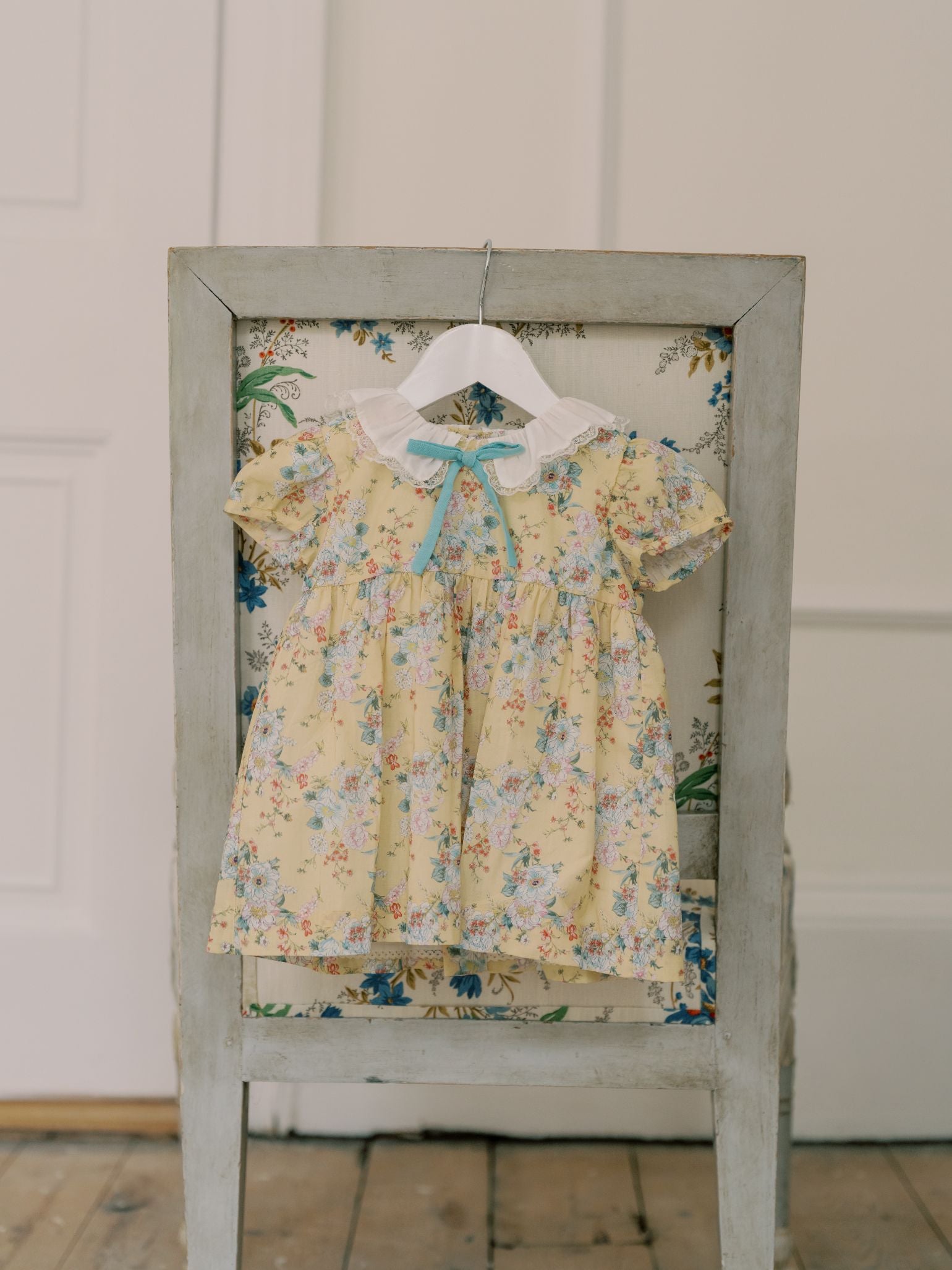 Yellow Floral Willow Baby Girl Set