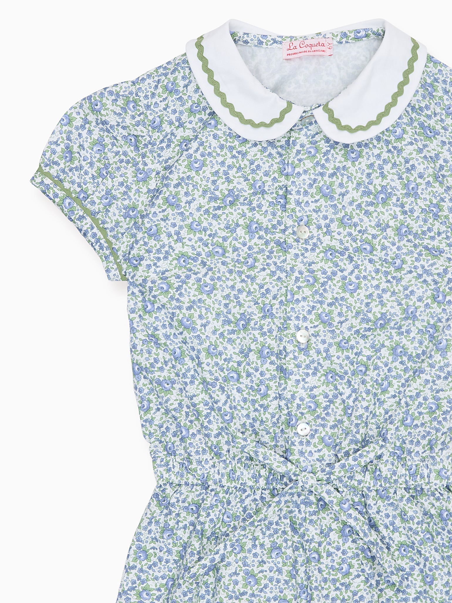 Blue Floral Winslet Girl Playsuit