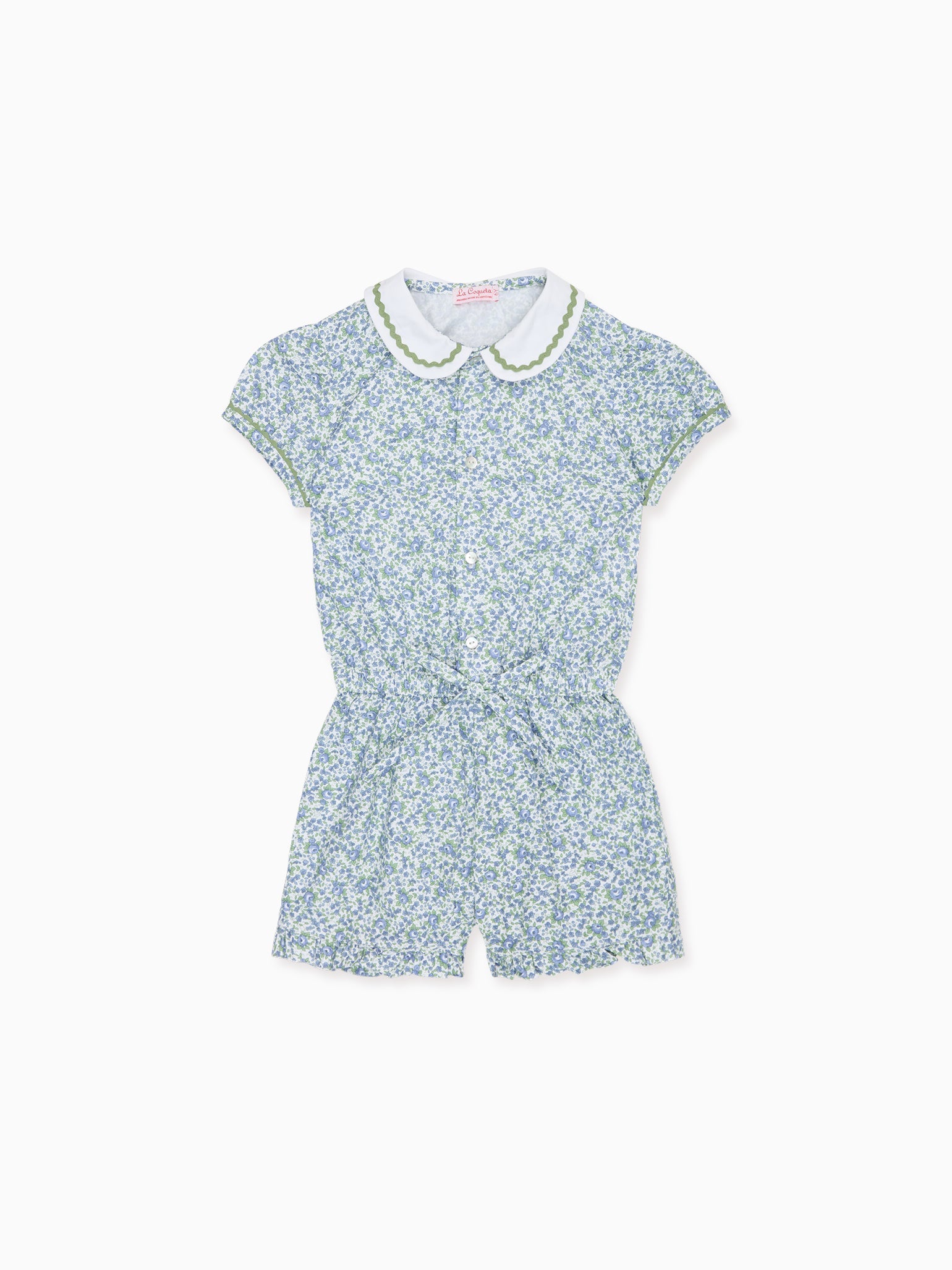Blue Floral Winslet Girl Playsuit