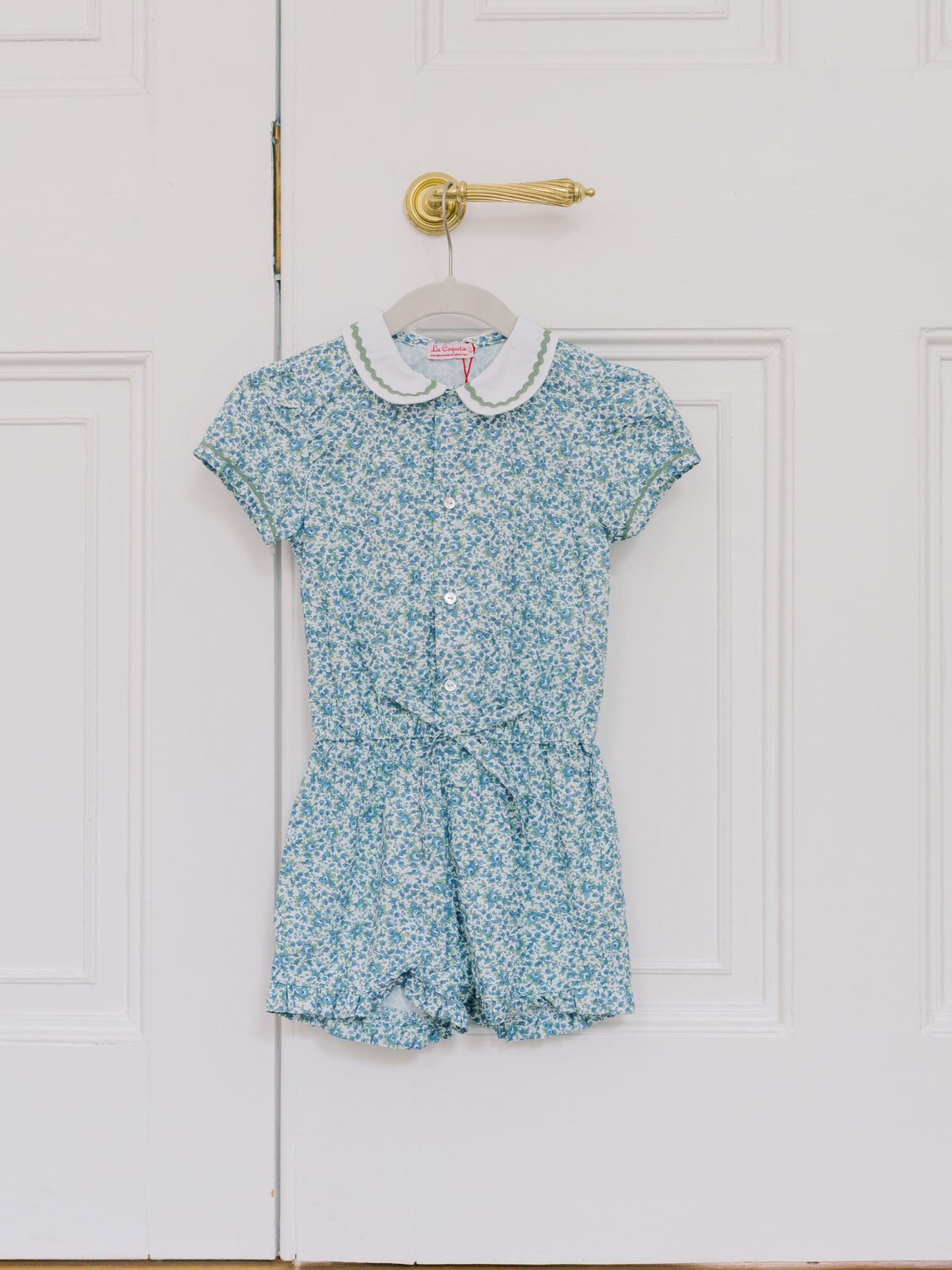Blue Floral Winslet Girl Playsuit