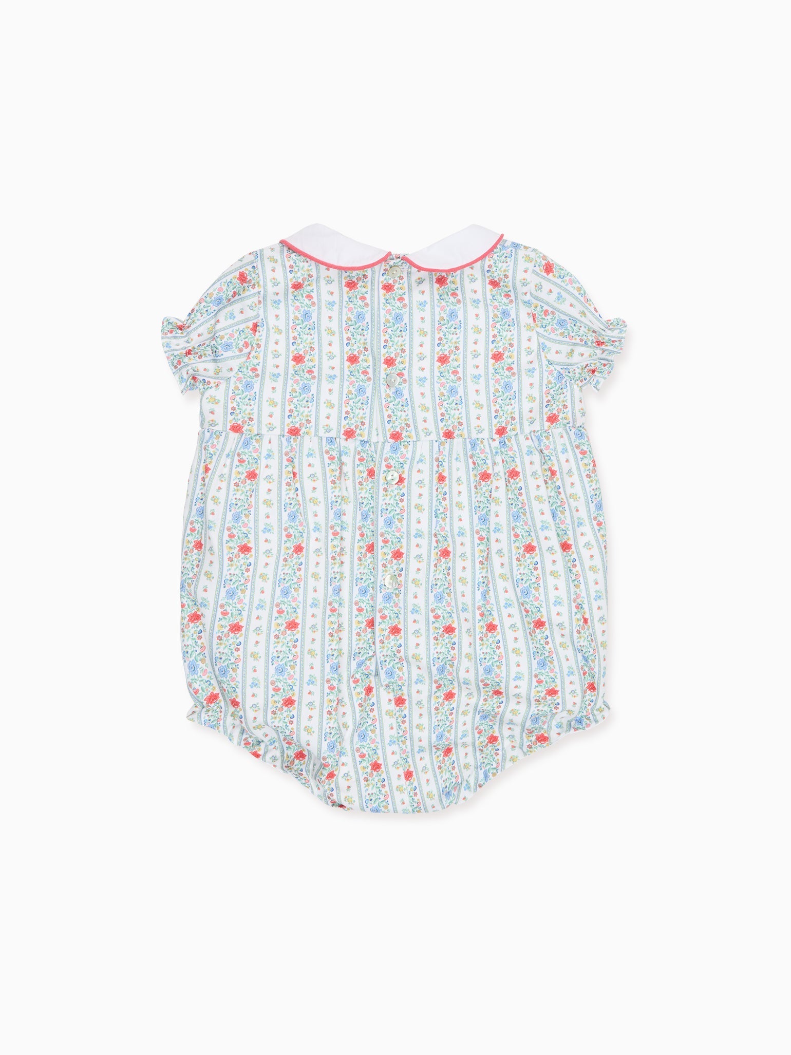 Ivory Rose Stripe Xana Baby Girl Romper