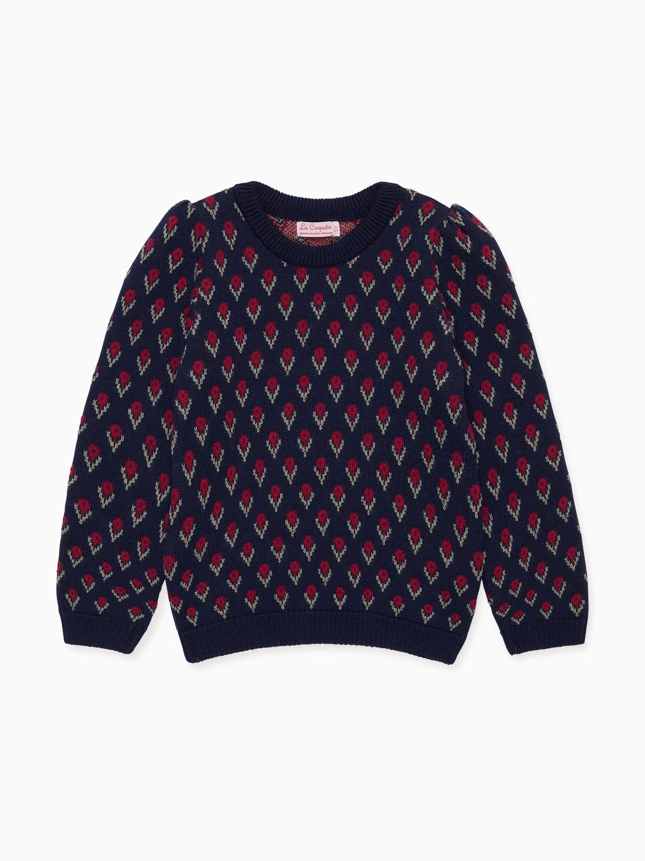 Navy Yara Merino Girl Jumper