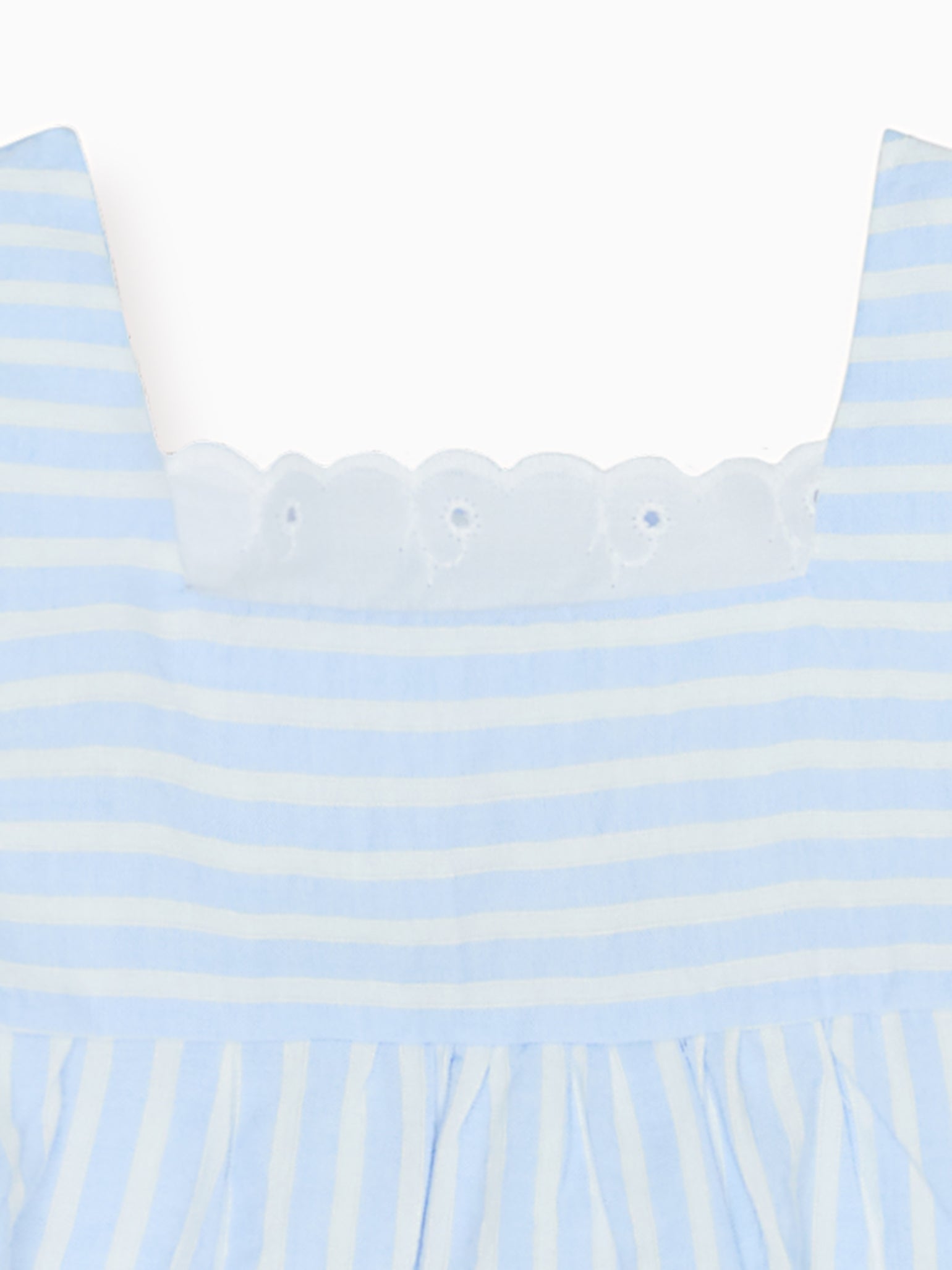 Blue Stripe Zoe Baby Girl Set