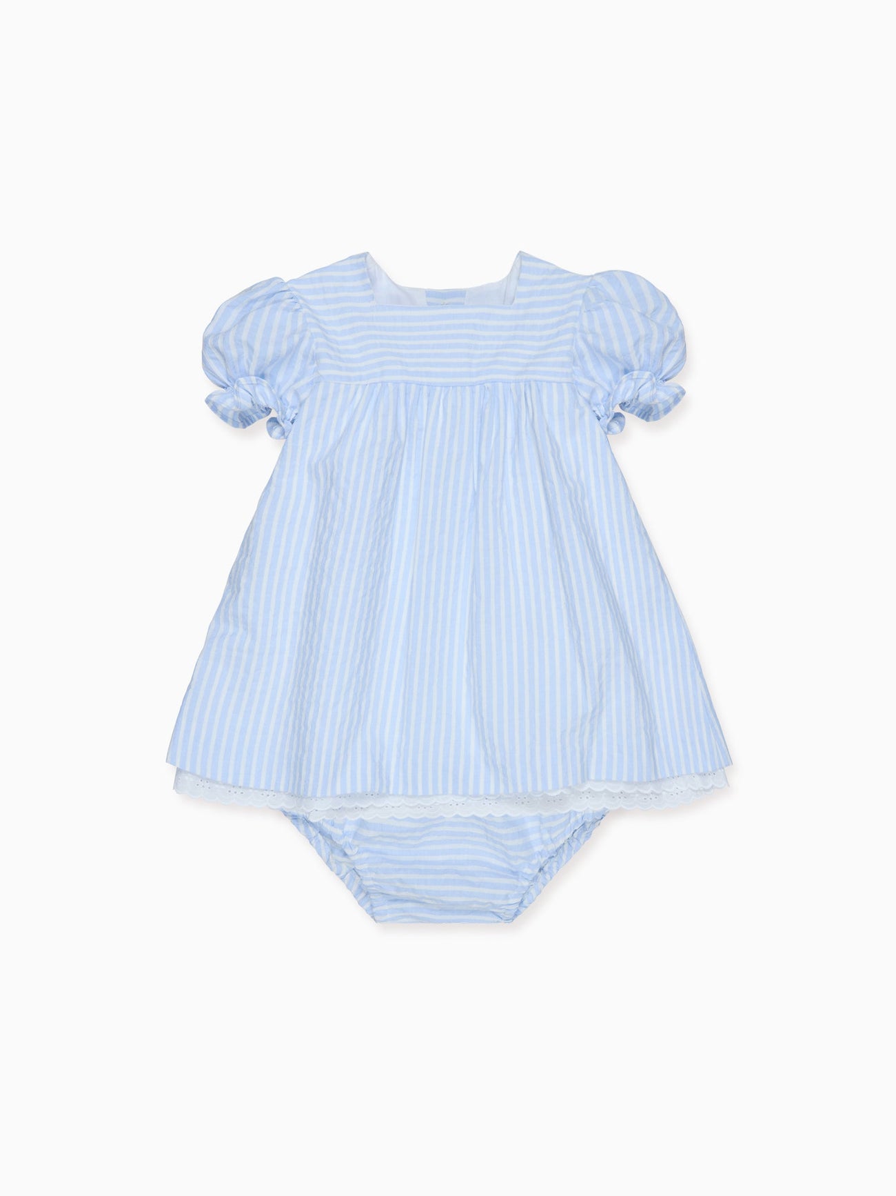 Blue Stripe Zoe Baby Girl Set