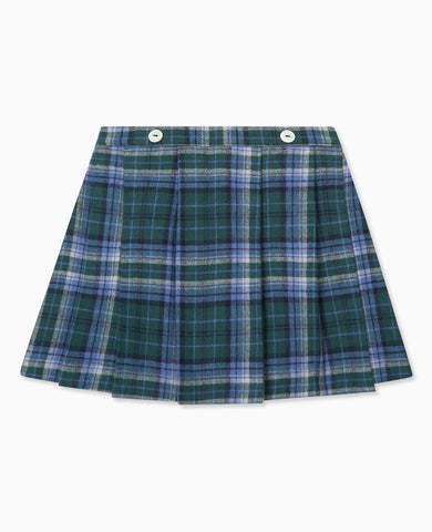 Green Check Zola Girl Kilt Skirt