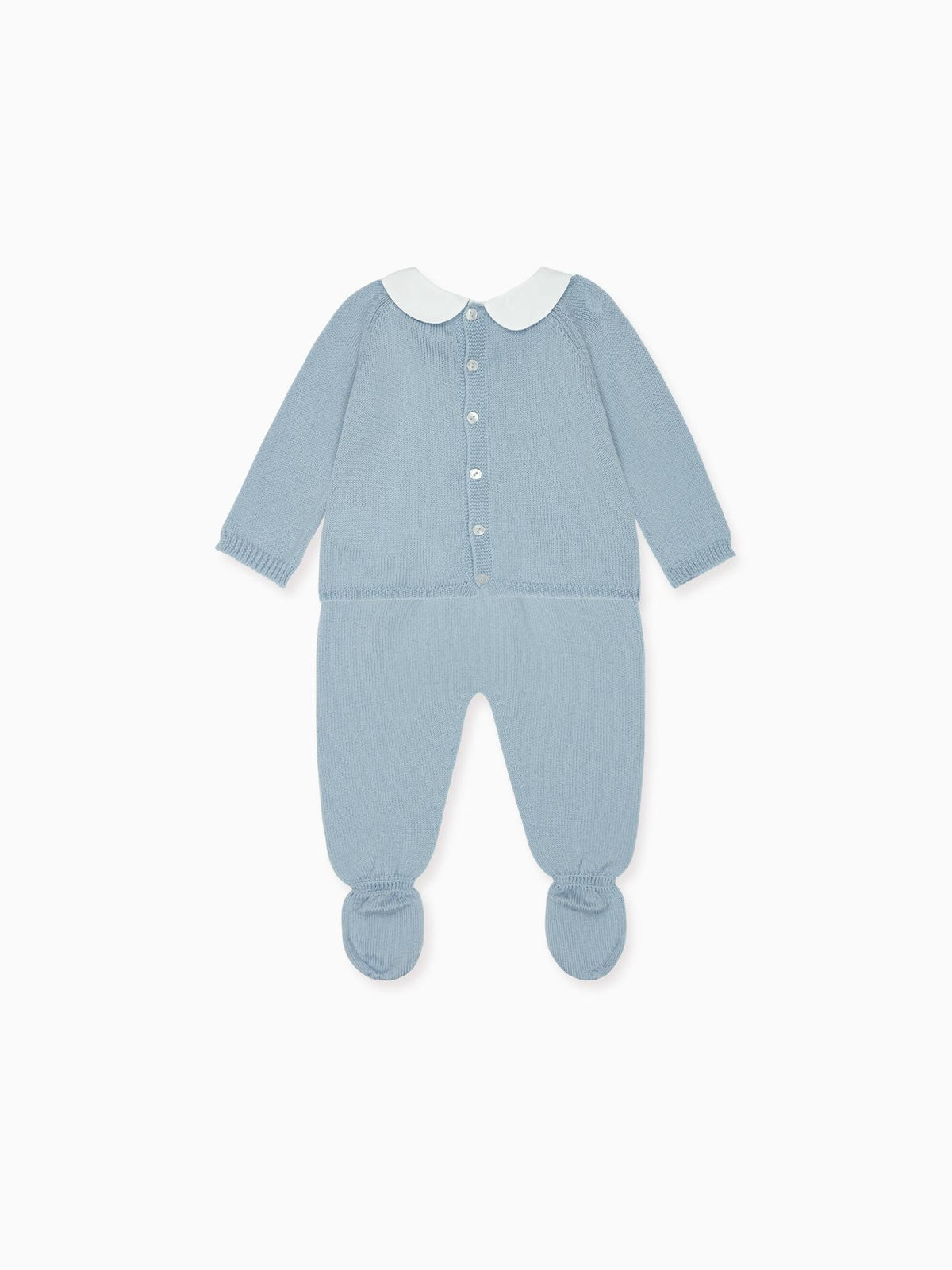 Dusty Blue Inigo Merino Baby Knitted Gift Box Set