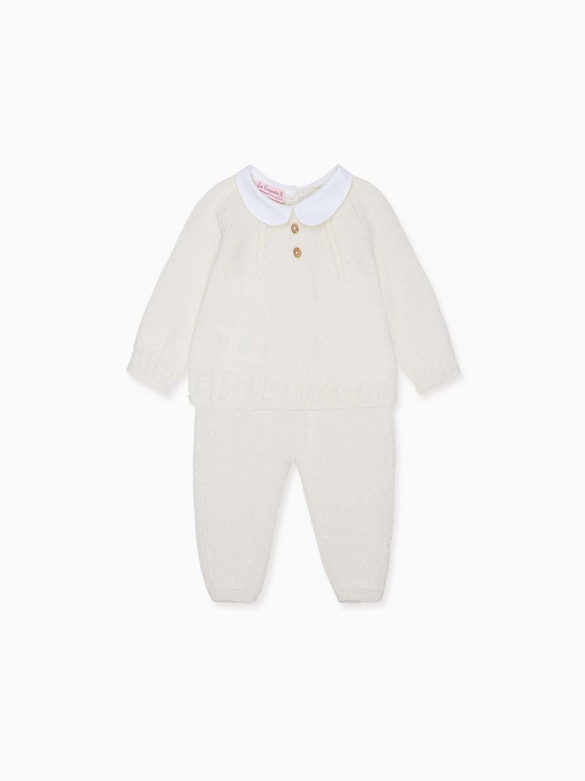 Ivory Noa Merino Baby Knitted Set