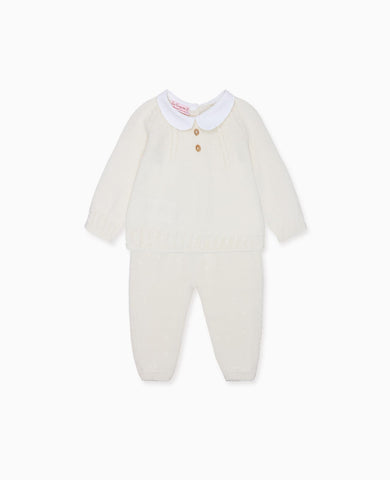 Ivory Noa Merino Baby Knitted Set