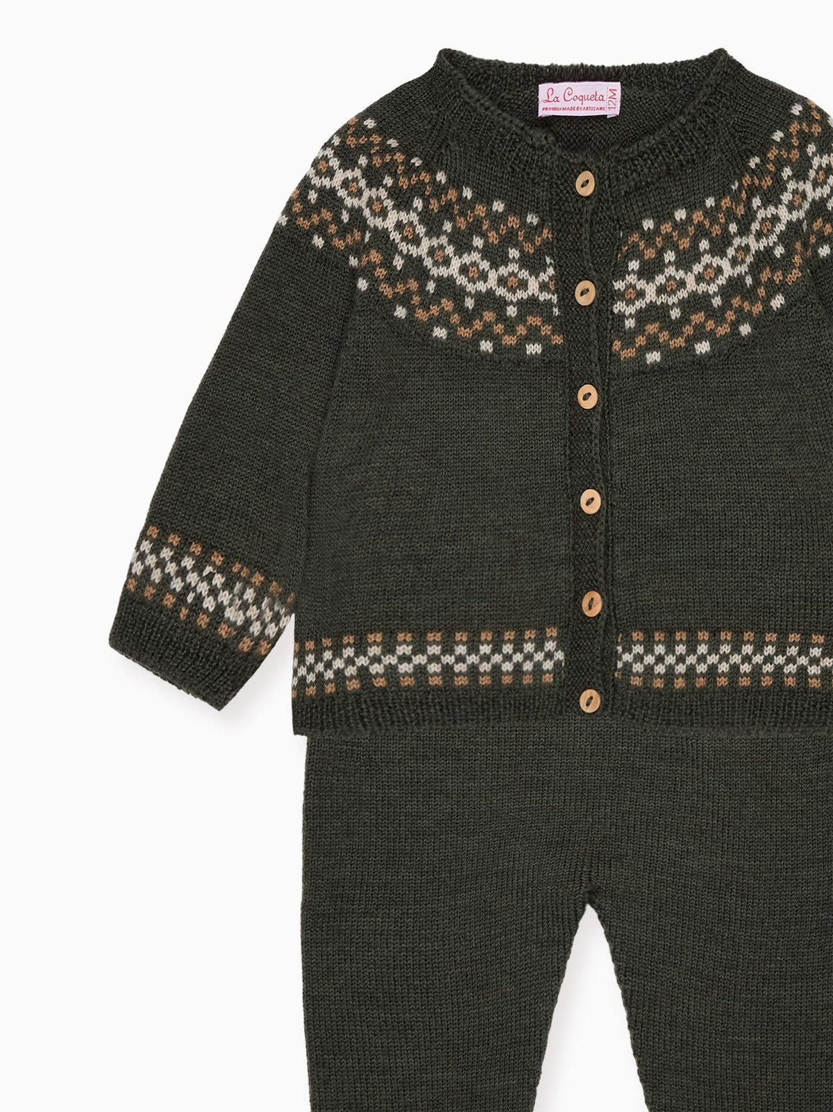 Olive Ramiro Merino Fair Isle Baby Knitted Gift Box Set