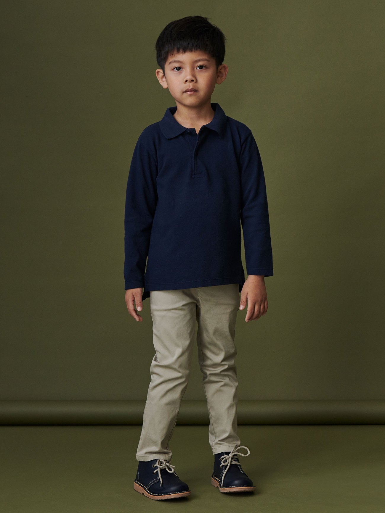 Beige Elio Boy Chinos