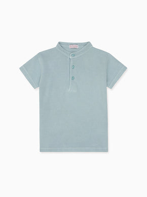 Sage Green Alcon Boy Polo Shirt