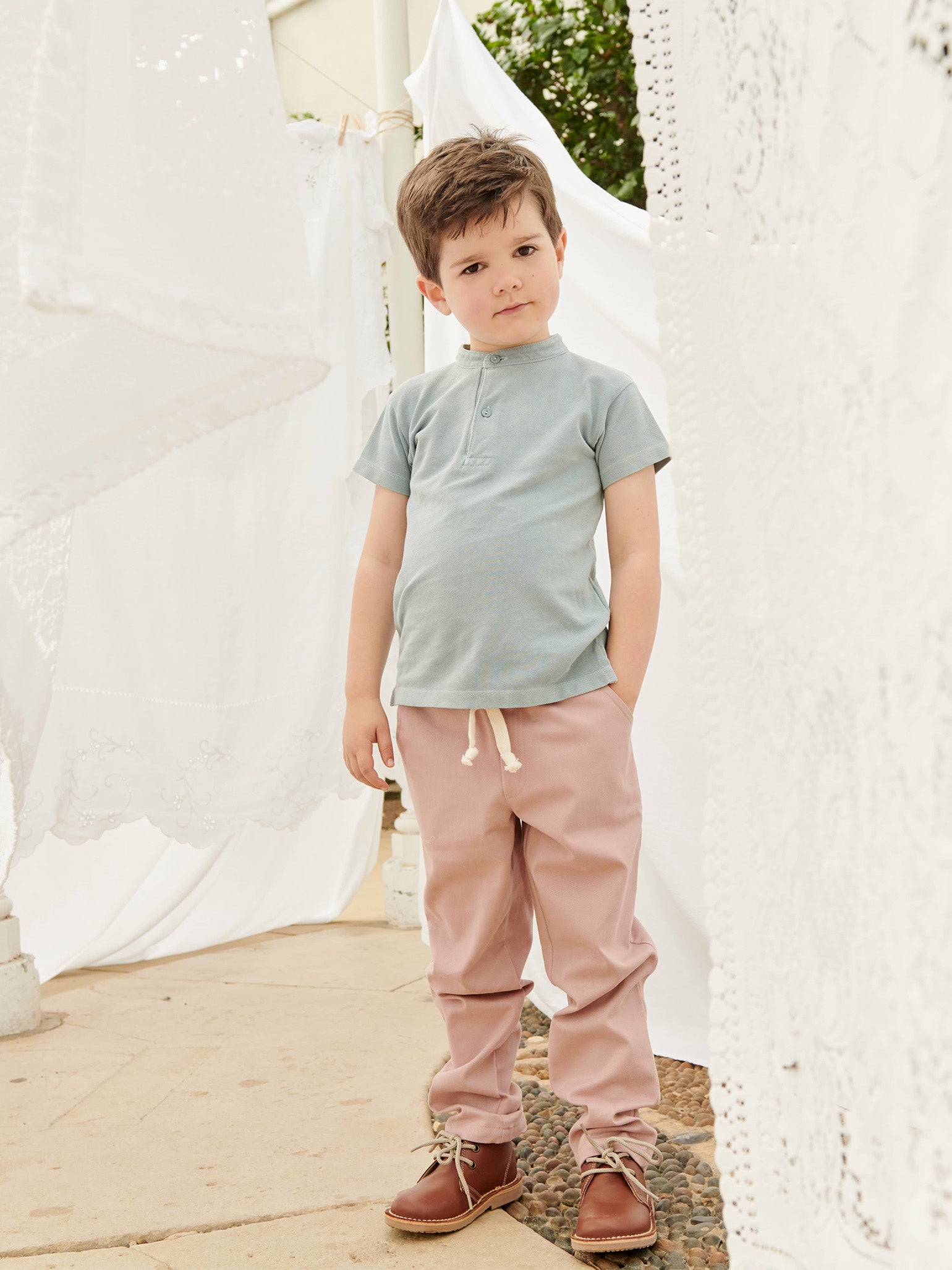 Pink Andreas Kids Trousers