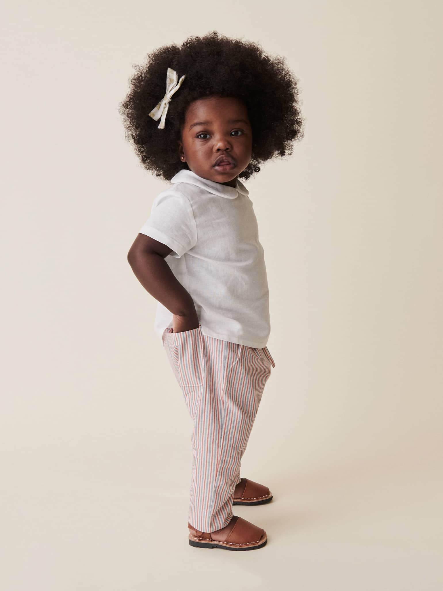 Blue Stripe Alex Baby Trousers