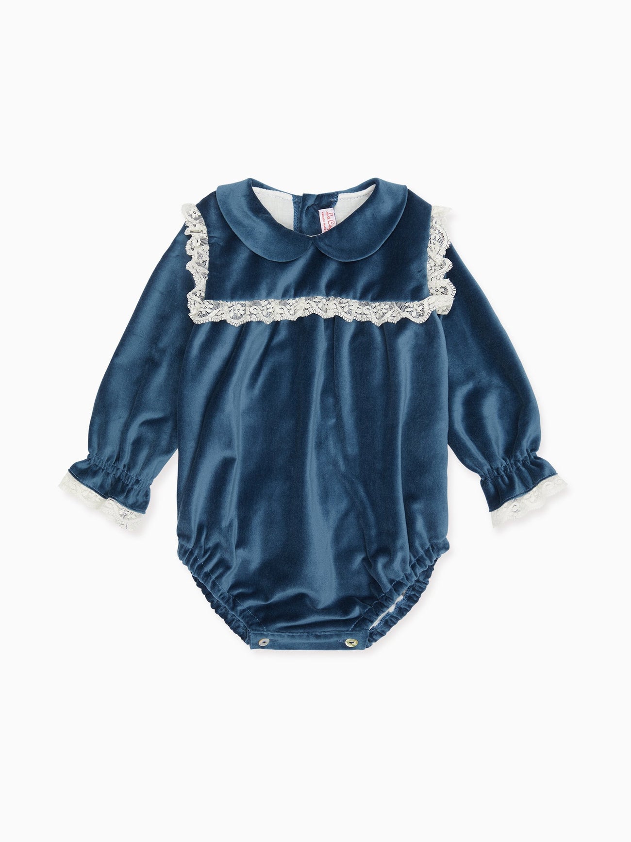 Blue Velvet Azzura Girl Romper Suit