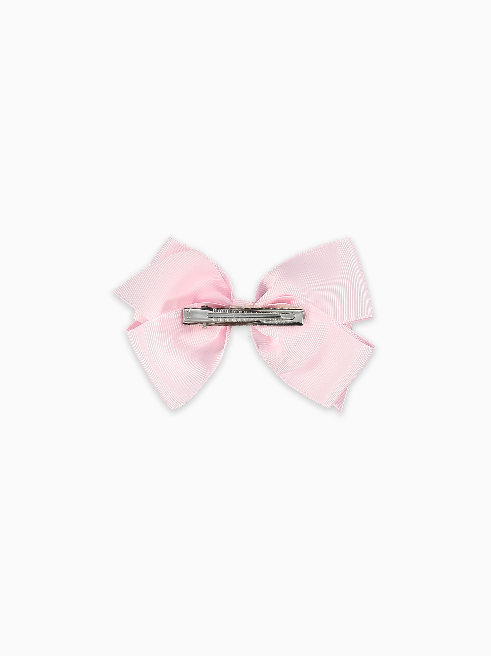 Baby Pink Big Bow Girl Clip