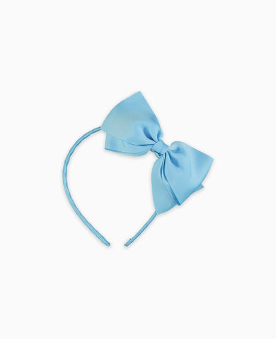 Baby Blue Big Bow Girl Headband