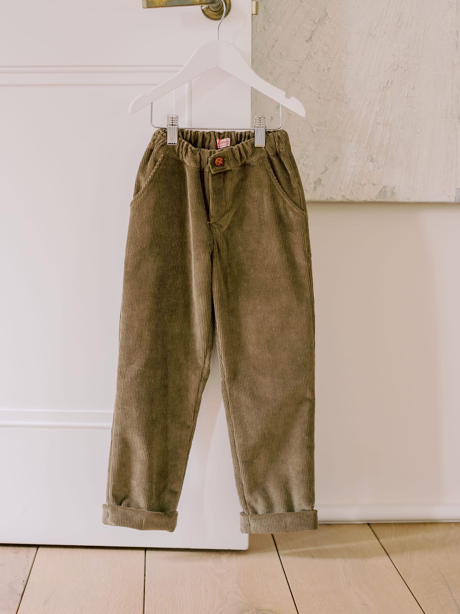 Beige Benito Boy Trousers