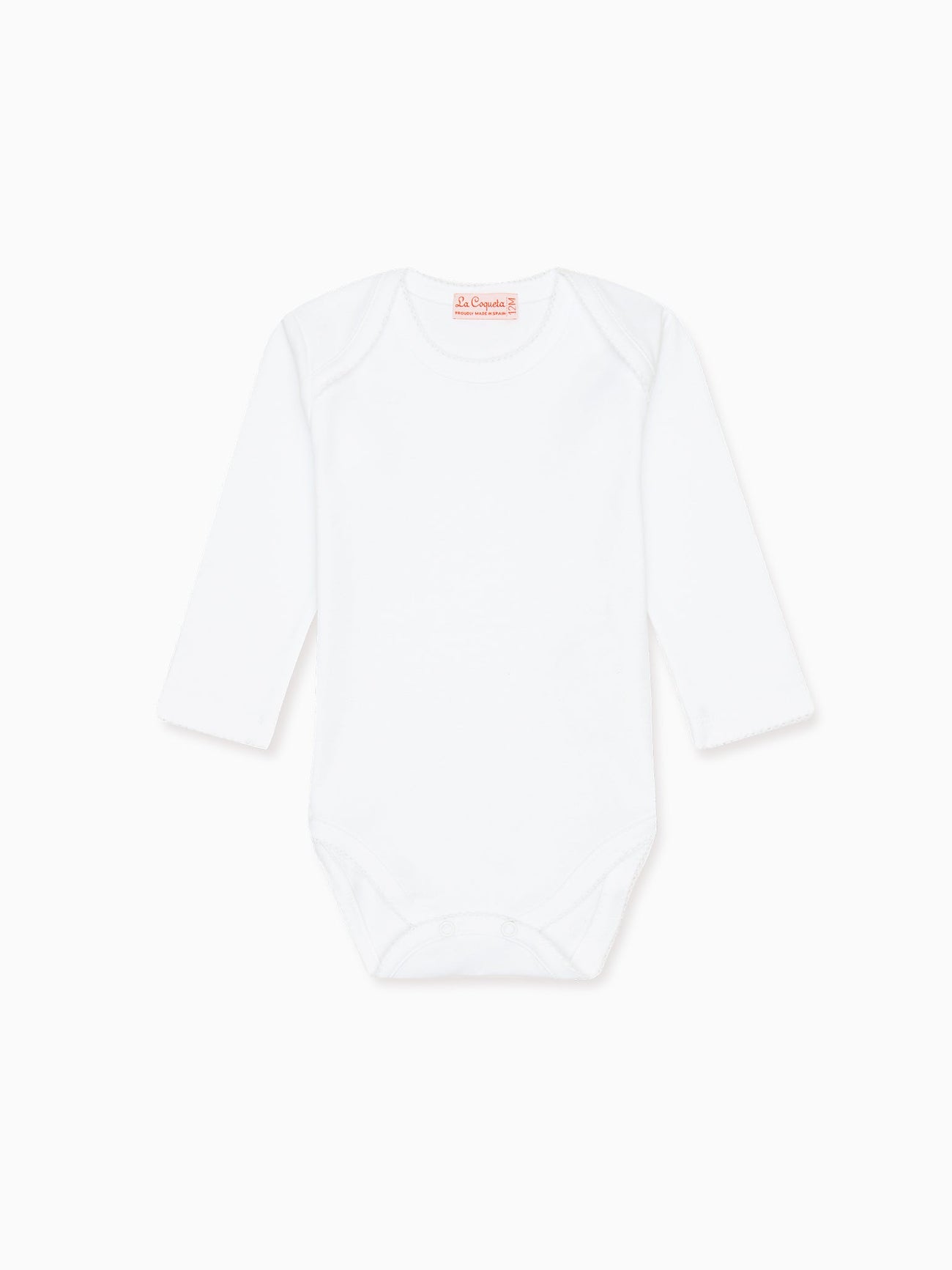 White Bimbo Jersey Baby Body Vest