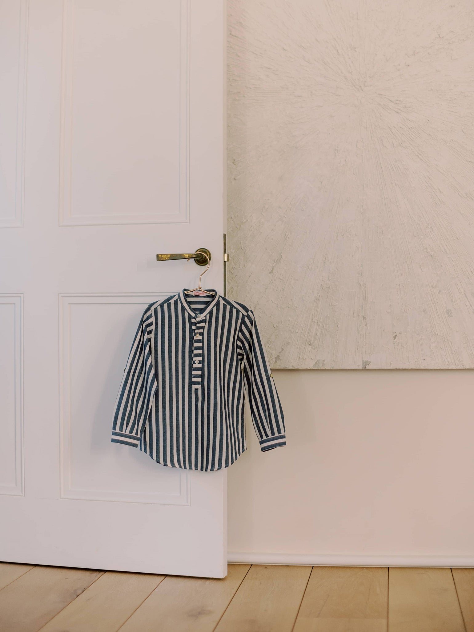 Blue Stripe Jazmin Boy Shirt