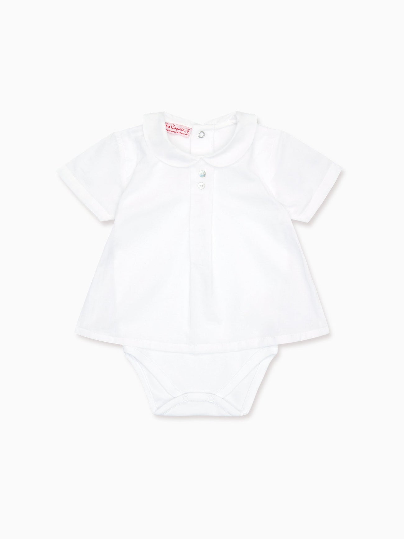 White Cara Baby Body Vest