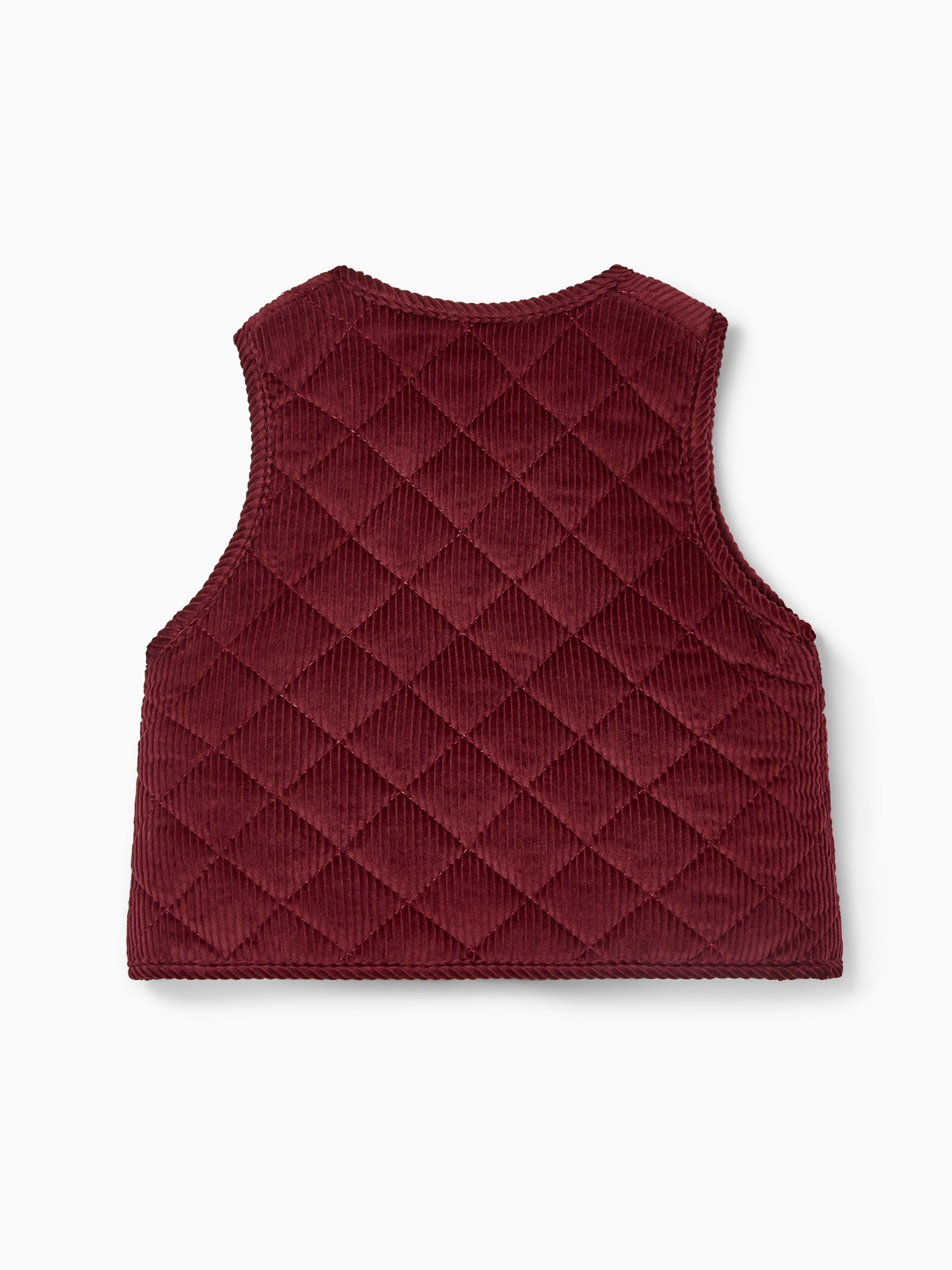 Burgundy Caza Kids Sleeveless Jacket