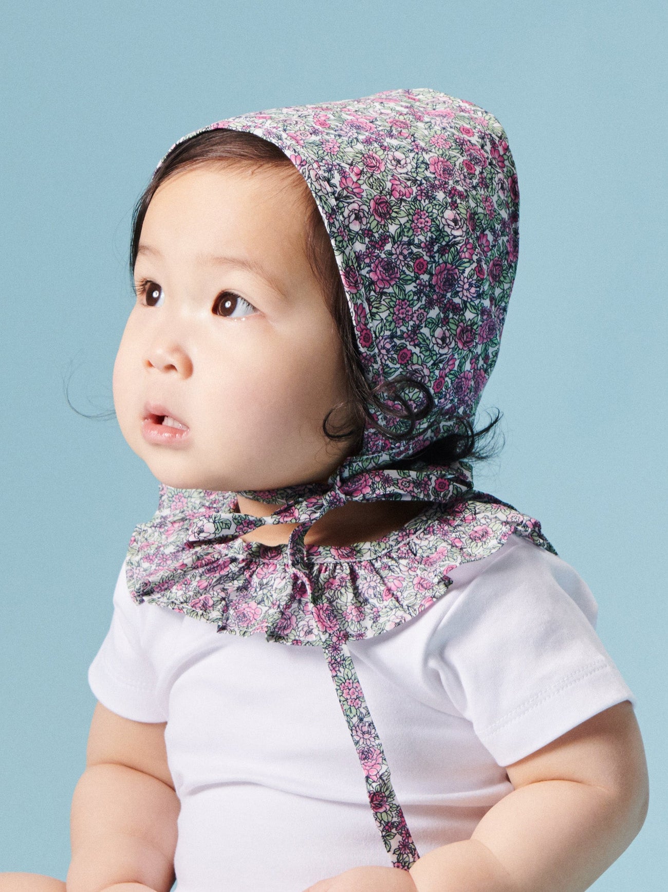 Pink Cuadras Baby Bonnet