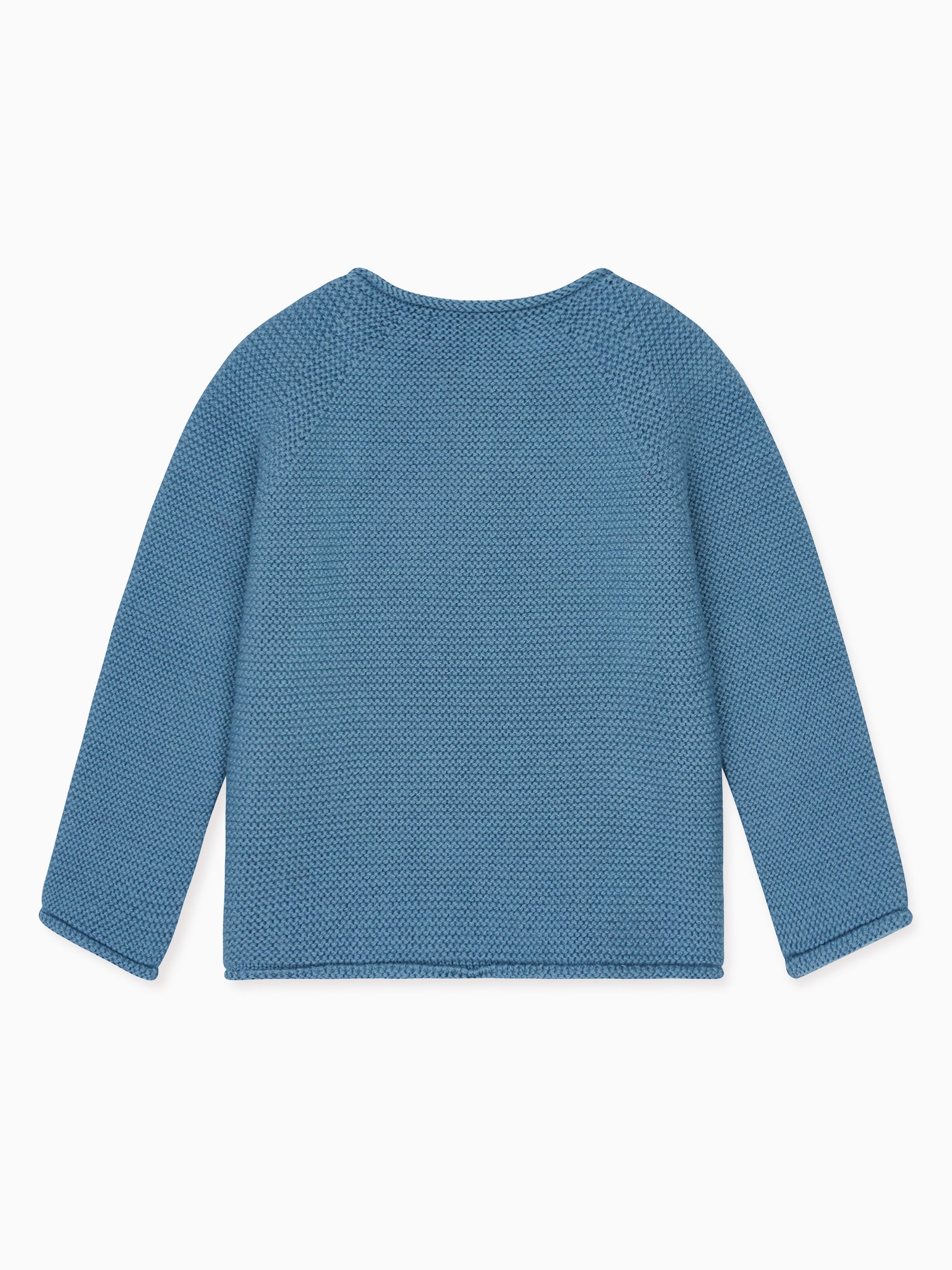 Blue Denia Merino Baby Cardigan