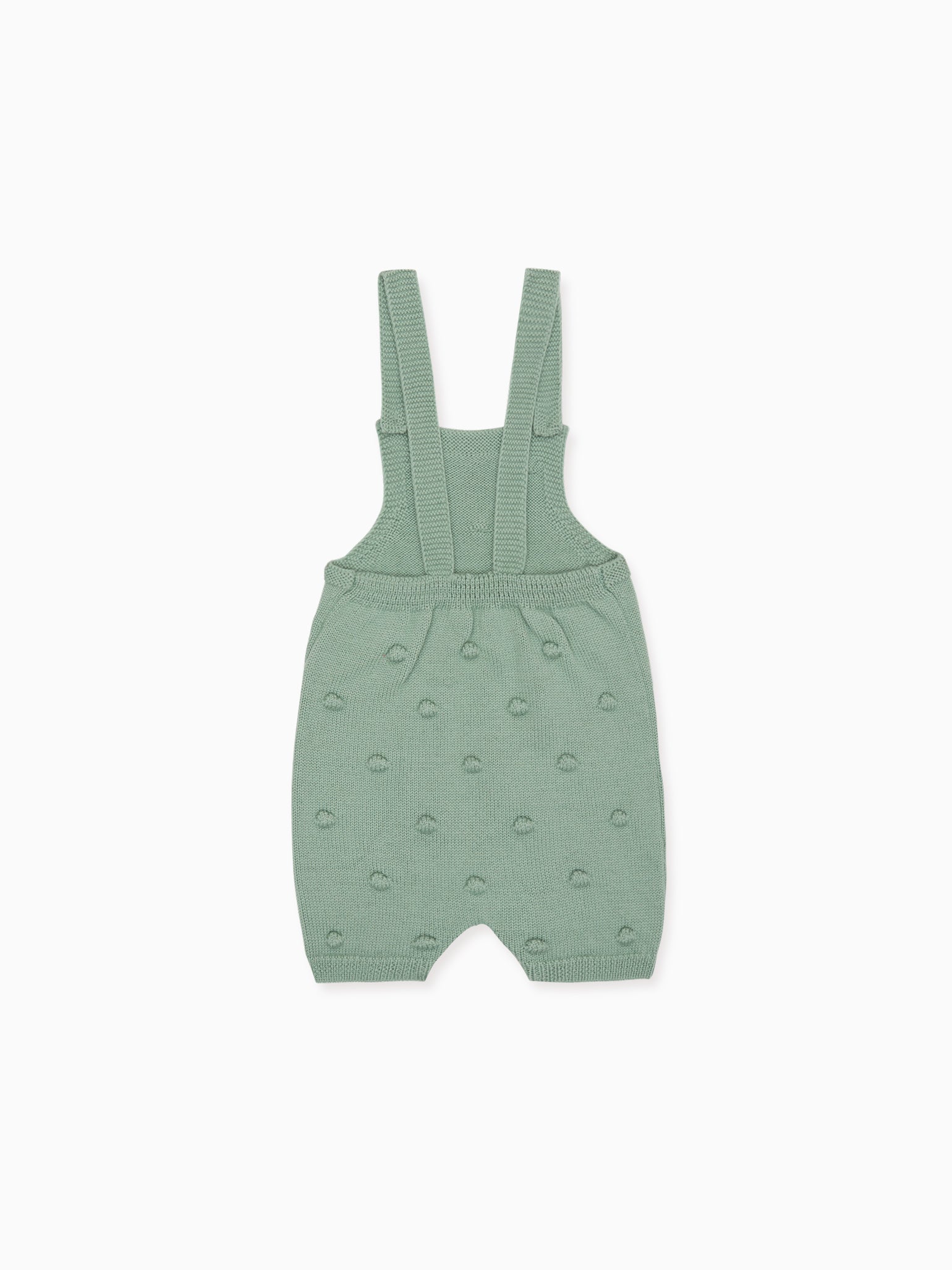 Sage Green Dima Merino Baby Dungarees