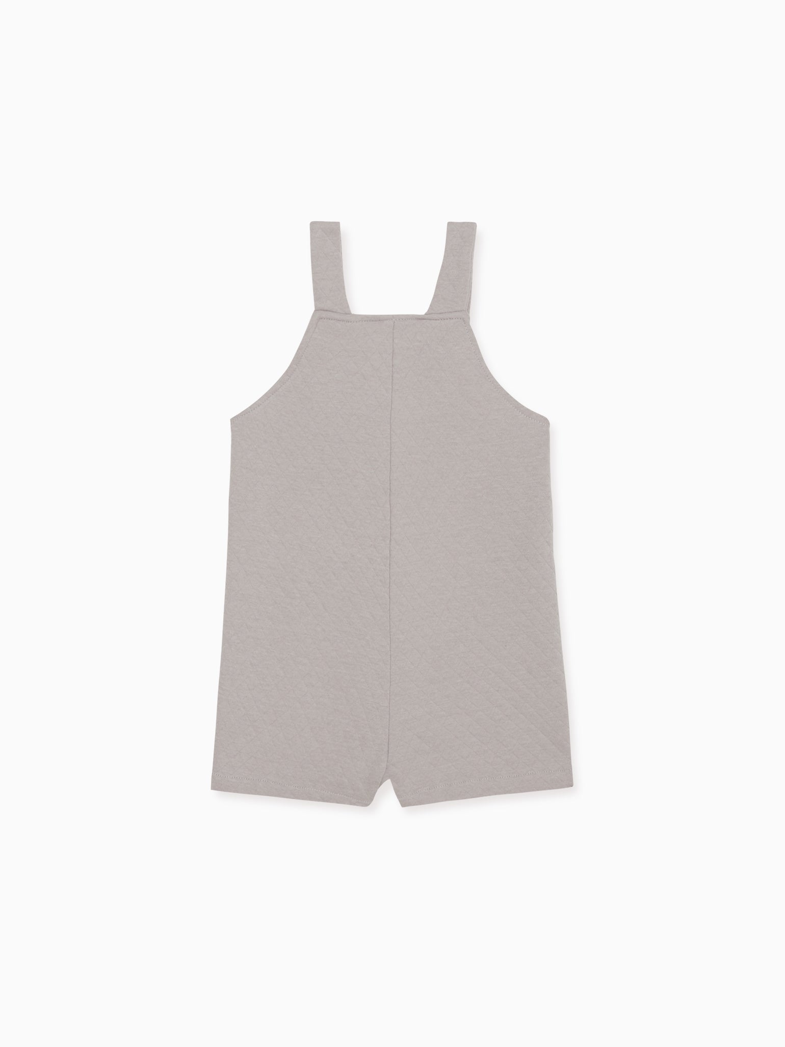 Grey Melange Dito Baby Dungarees