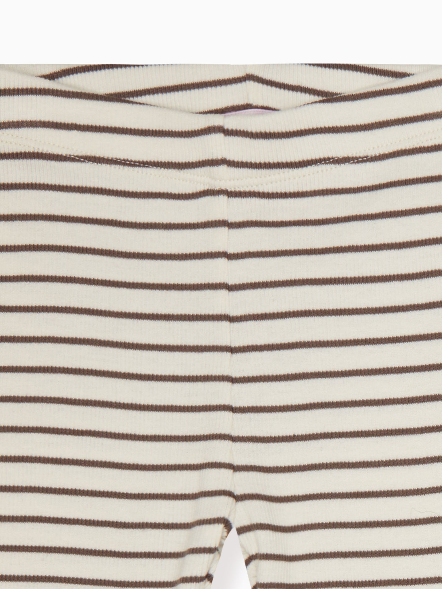 Latte Stripe Elija Baby Leggings