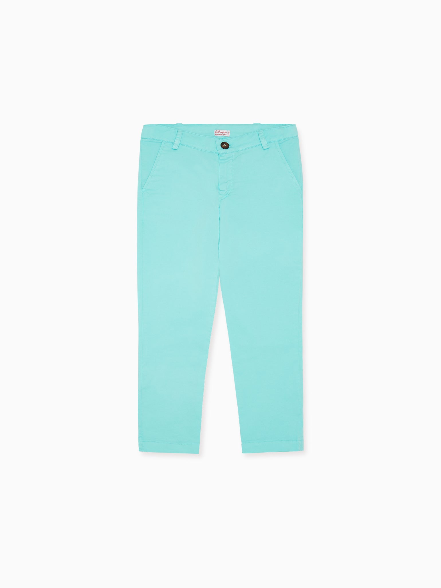 Turquoise Elio Boy Chinos