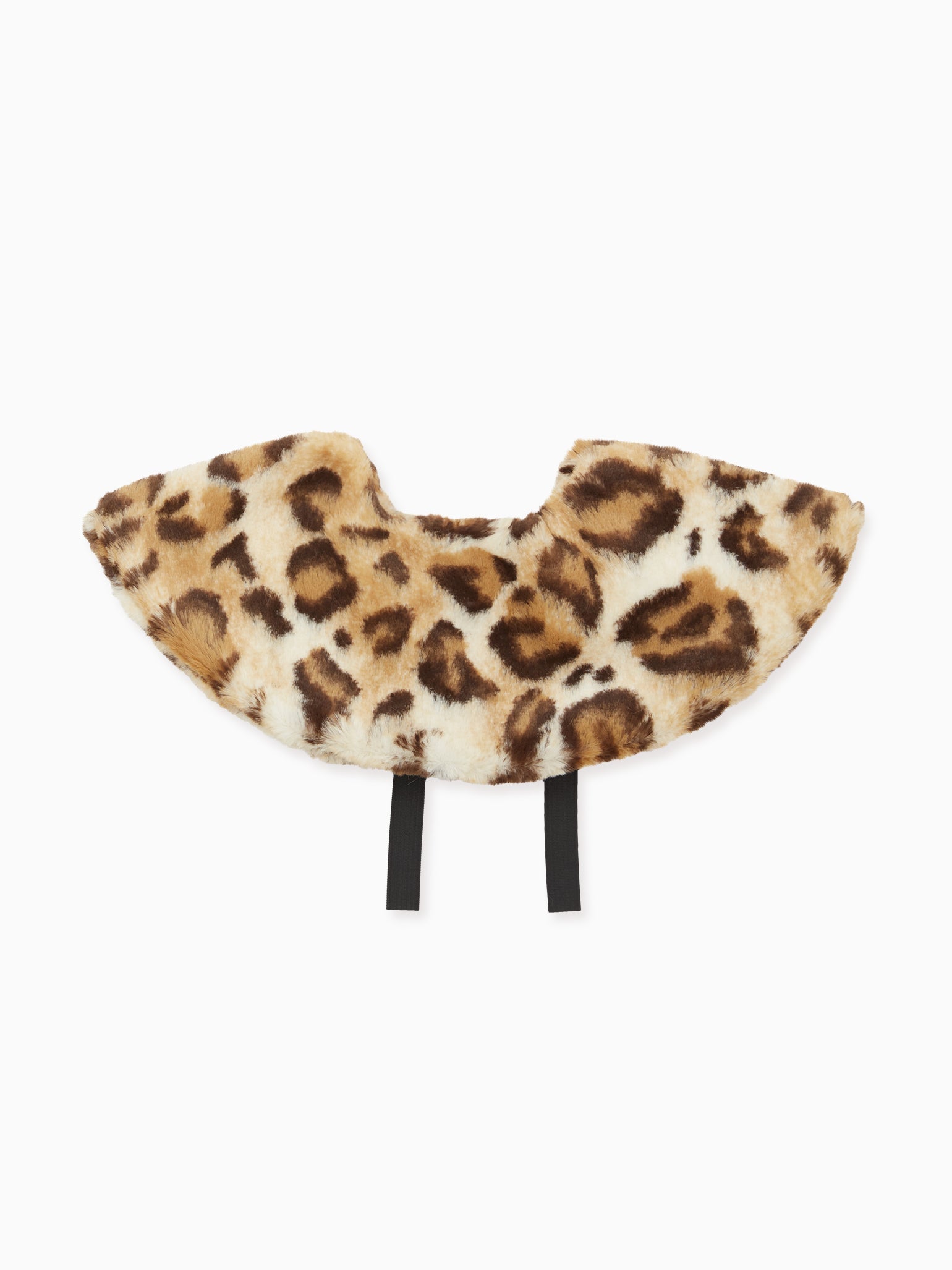 Brown Leopard Faux Fur Girl Collar