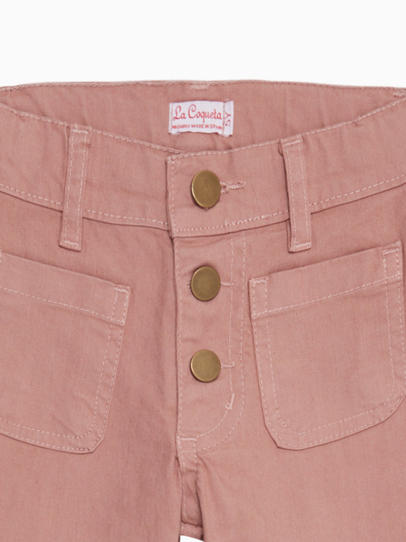 Dusty Pink Fleca Girl Trousers