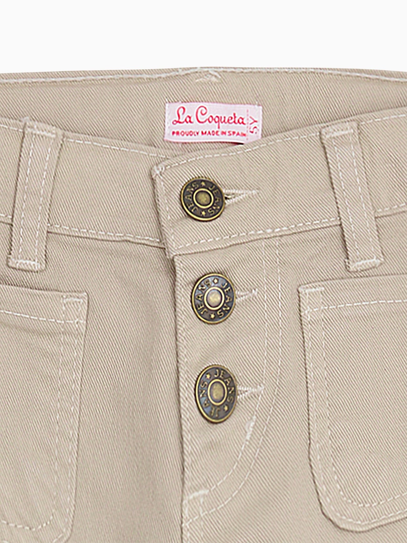 Taupe Fleca Girl Pants