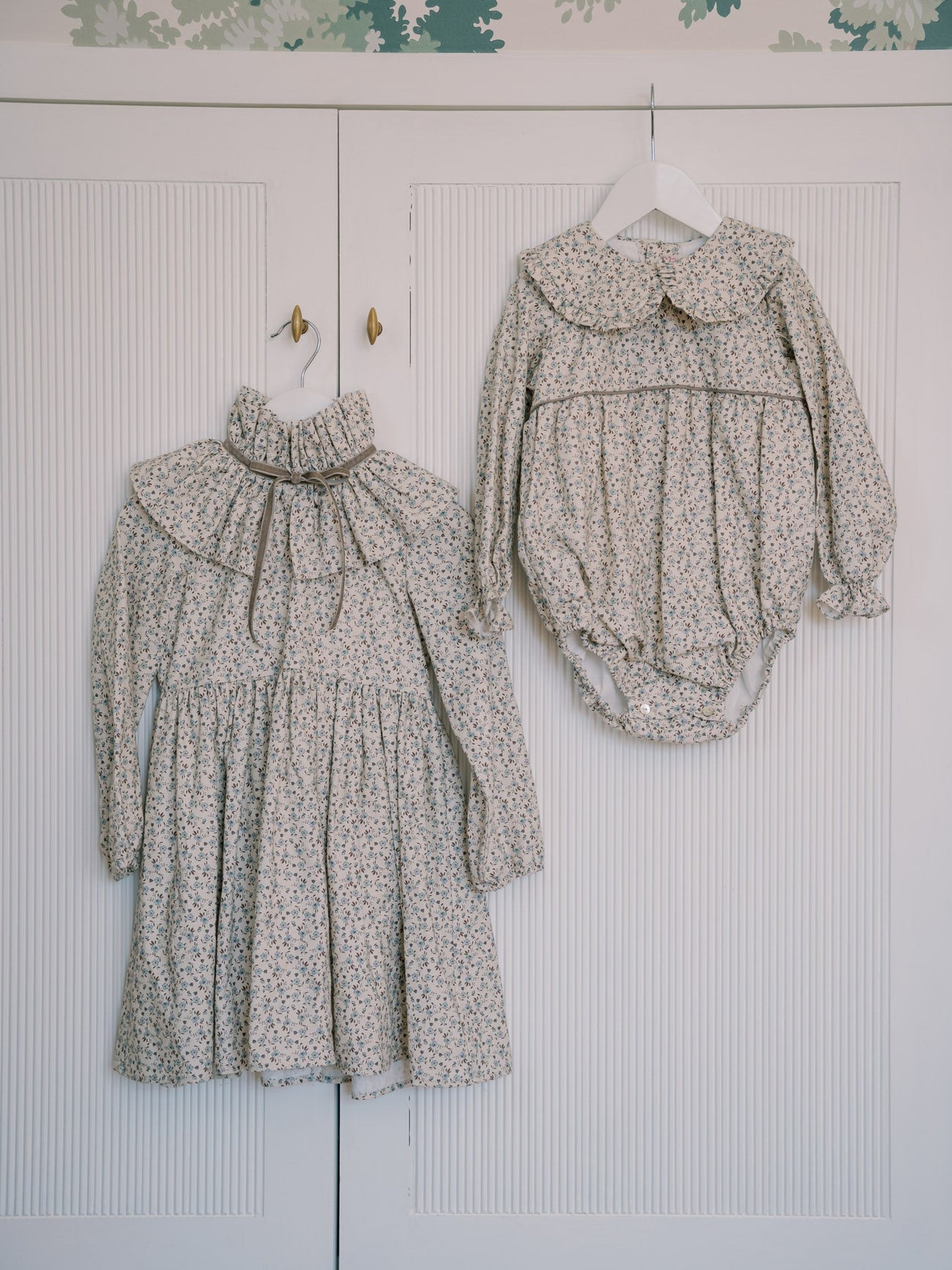 Taupe Floral Sierra Baby Girl Set