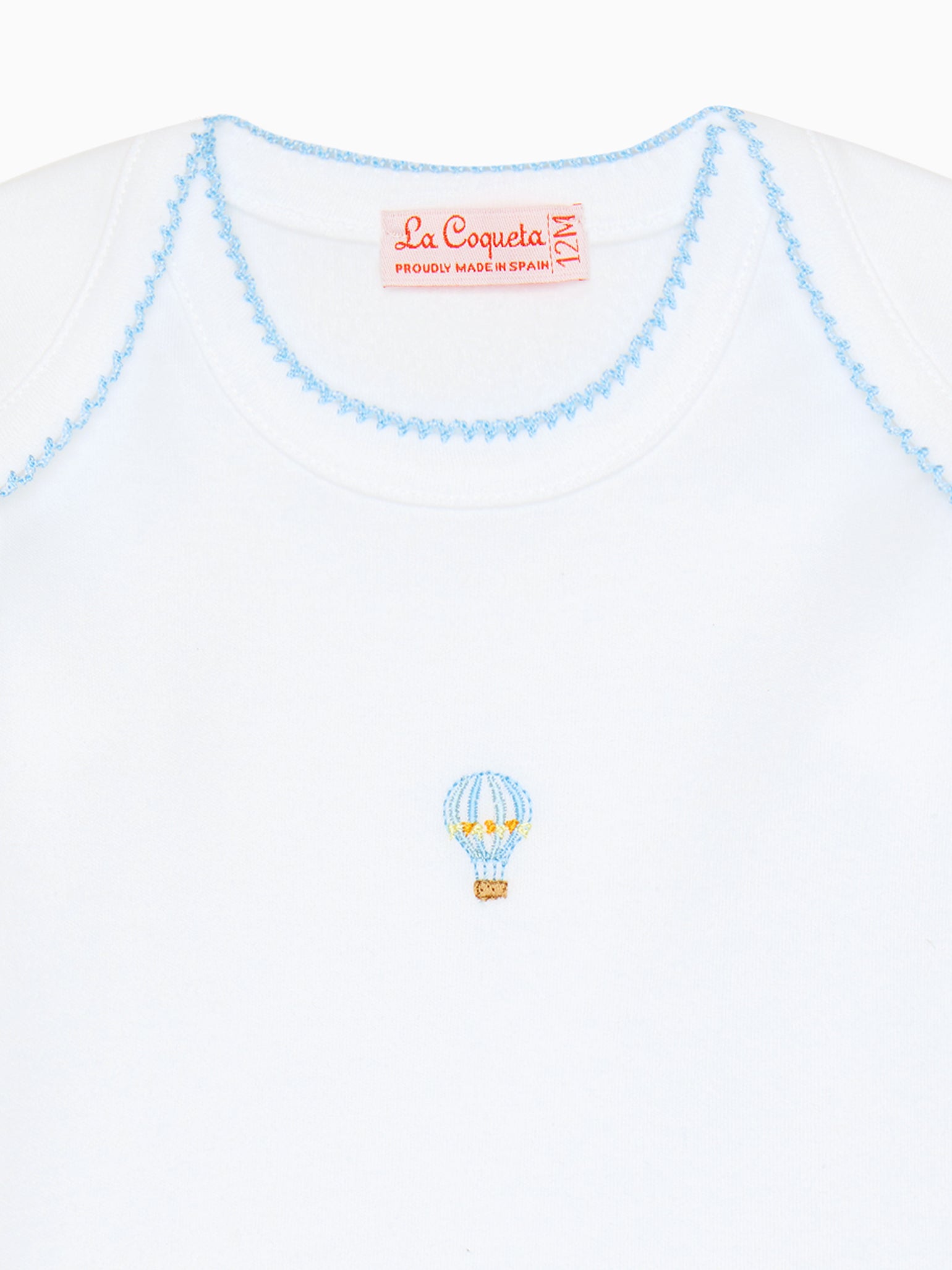 White Globo Balloon Baby Body Vest