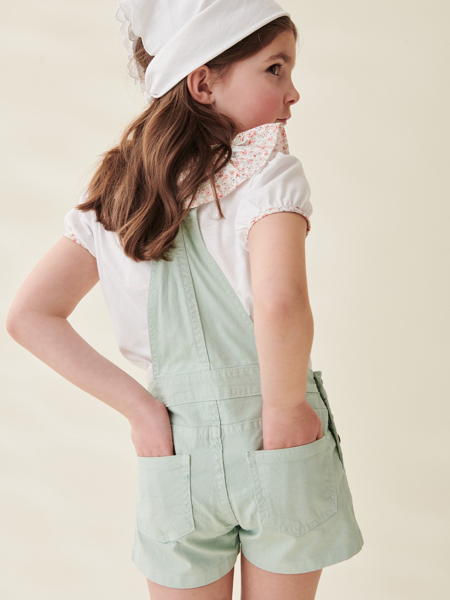 Sage Linda Girl Dungarees