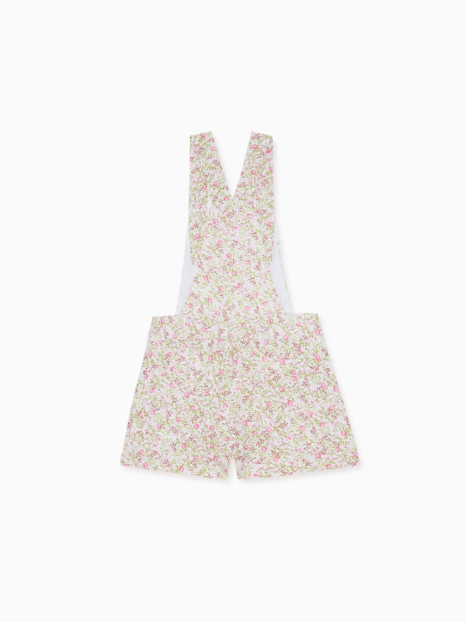 Pink Floral Ingrid Girl Dungarees