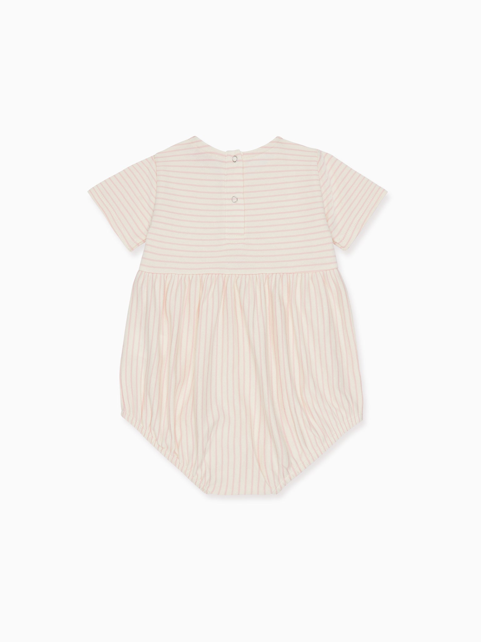 Dusty Pink Stripe Joanna Baby Girl Romper