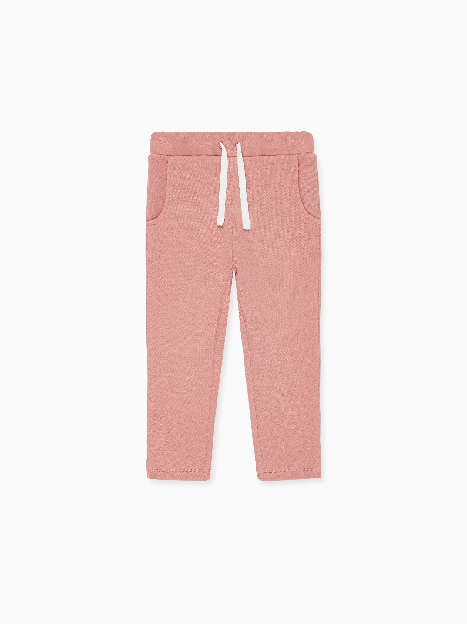 Dusty Pink Julius Baby Girl Jogging Bottoms