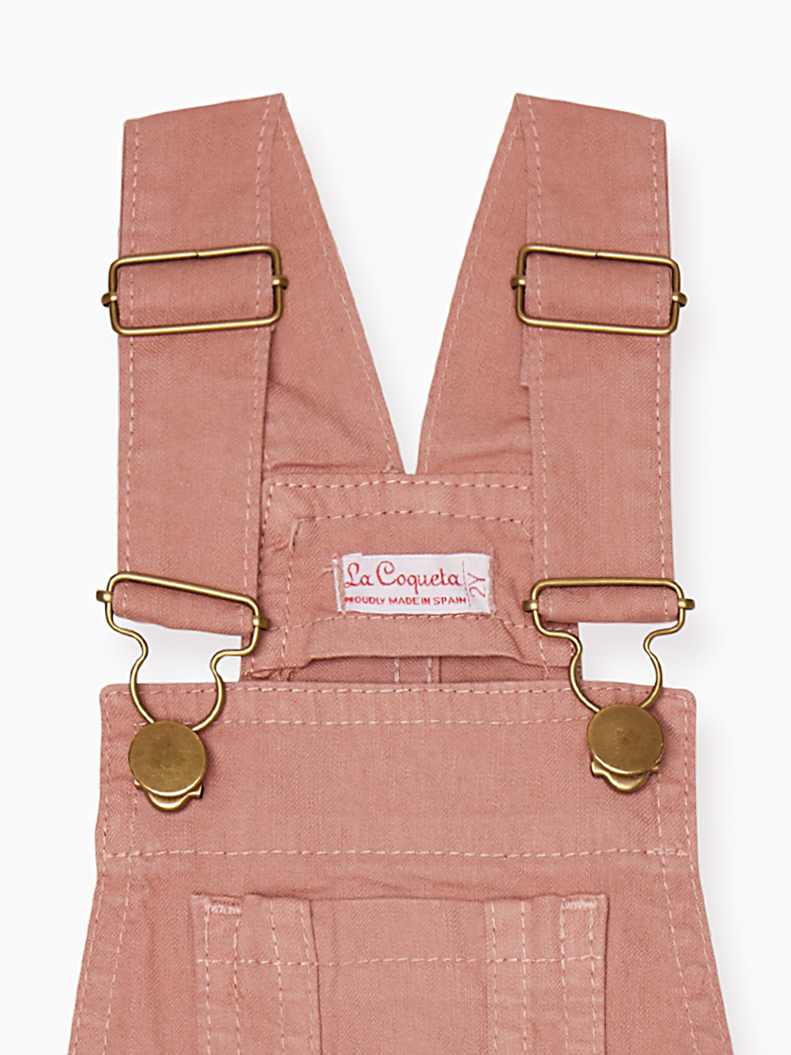 Pink Linda Girl Dungarees