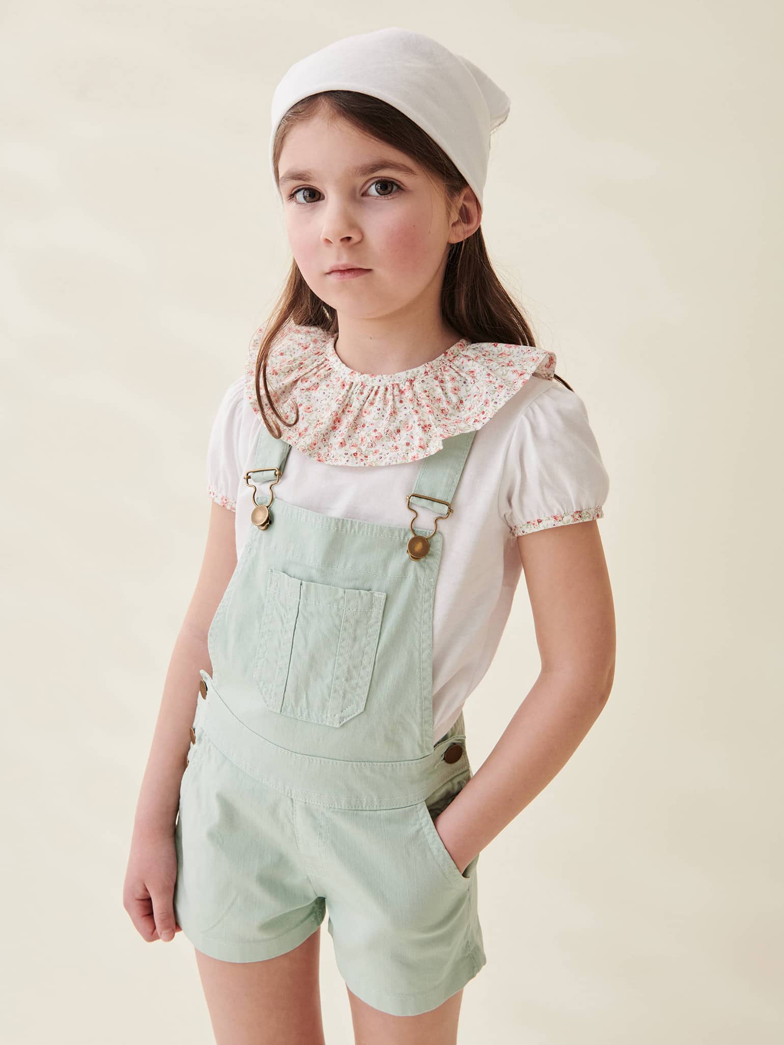 Sage Linda Girl Dungarees