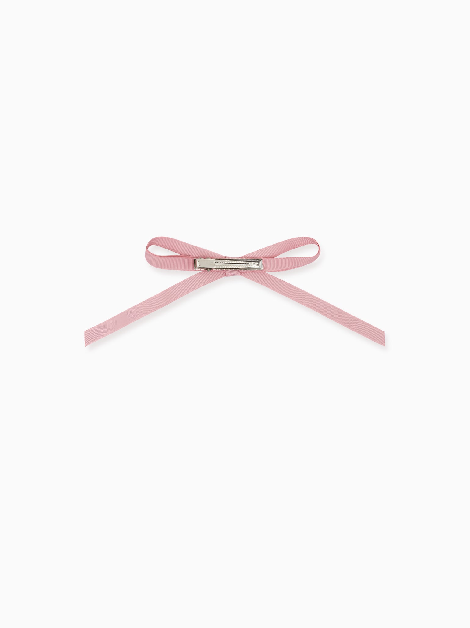 Pink Long Bow Girl Clip