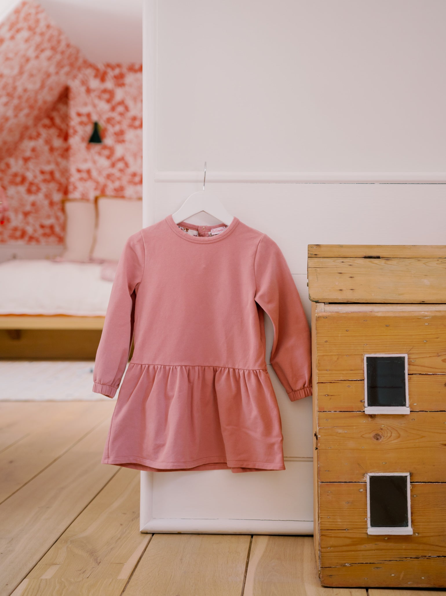 Dusty Pink Florence Baby Sweat Dress