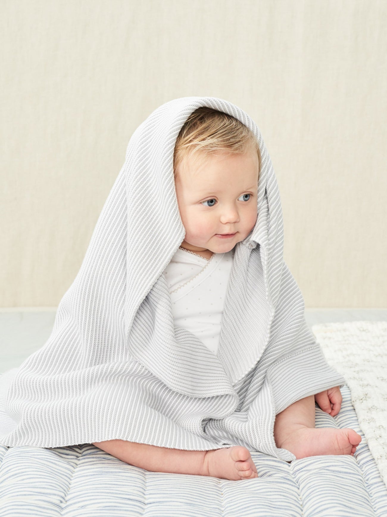 Grey Marcos Baby Blanket