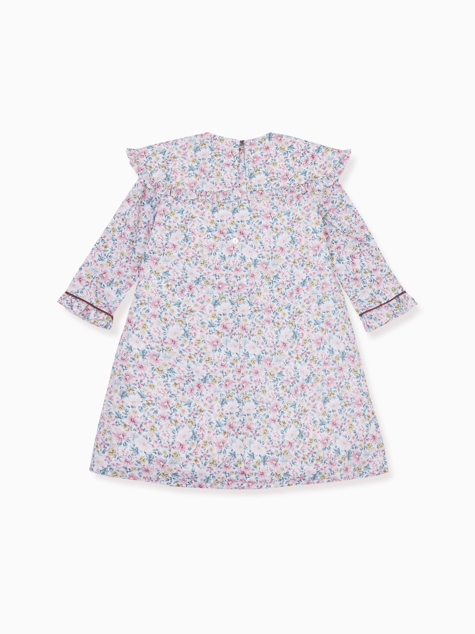 Lilac Floral Marta Girl Smock Dress